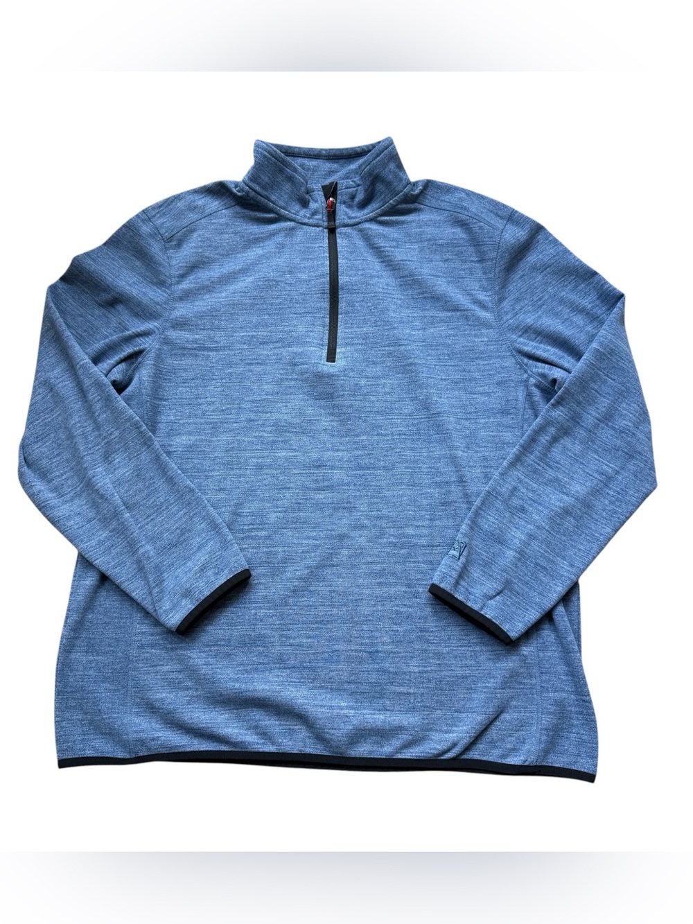 Avalanche Outdoor Supply Co Blue Heather Quarter Zip Performance Pullover XL - Picture 2 of 11